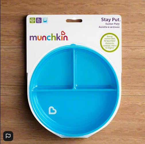 Munchkin Stay Put Suction Plate Blue