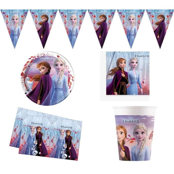 Buttericks Tallrik, Frozen 2 8 st 23 cm