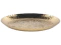 Miniatyrbillede 5 af 8: Serveringsfade Guld Metal Aluminium Sæt af 2 ø 40 / 32 cm Runde Dekorative Fade Bordpynt til Spisebord til Spisestue Tilbehør Pyntebakker