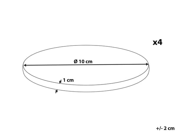 Underlägg 4 st Violett Agatsten Rund 10 cm Gyllene Accenter Modern Glam Matsal Kök Servis