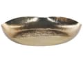 Miniatyrbild 5 av 9: Set med 3 Dekorativa Prydnadsfat Guld Metall Smyckesfat Runda Fat Texturerade Glamour Hemtillbehör