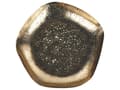 Miniatyrbild 8 av 9: Set med 3 Dekorativa Prydnadsfat Guld Metall Smyckesfat Runda Fat Texturerade Glamour Hemtillbehör