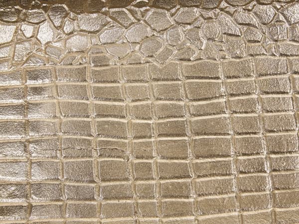Set med 2 Dekorativa Fat Guld Metall Smyckesfat Texturerad Glamour Hemtillbehör