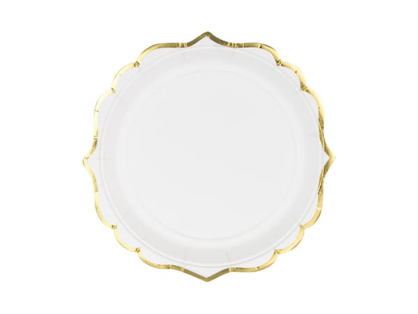 Tallrikar, vita, 18,5 cm (1 förpackning / 6 st.)