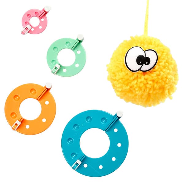 Pompong Maker - Gör egna Pompoms - 4 Storlekar
