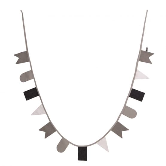 Roommate - Hip Hip Hurra - Flag Line Grey/Black/White