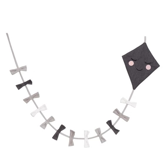 Roommate - Kite Flag Line Grey/Black/White