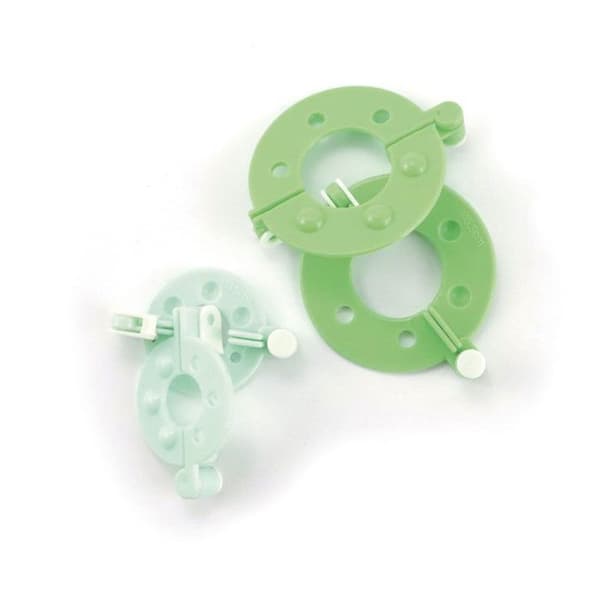 Pom pom enheter - Ej specificerat - 35 mm och 55 mm - Lila färg - Set med 2 delar