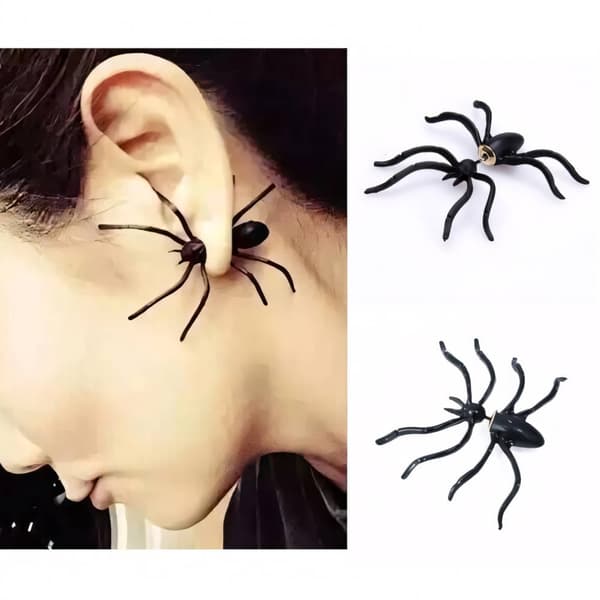 Halloween Örhänge Spindel - Black Spider - 1st