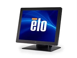 1717L 17-inch LCD (LED Backlight) Desktop, WW, AccuTouch (Resistive) Single-touch, USB & RS232 Controller, Anti-glare, Bezel, VGA video inte Sort