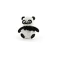 Miniatyrbild 2 av 2: Kit Pompons - Panda - 16 st - Vits - Nyckelpiga - Lätt att använda - Material ingår
