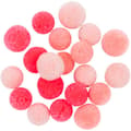 Miniatyrbild 1 av 2: Pompon rund i ull Camaieu Rosa 20 stycken