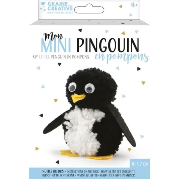 SÄTT MIN MINIPINGVIN I KREATIVA FRÖPOMPONER