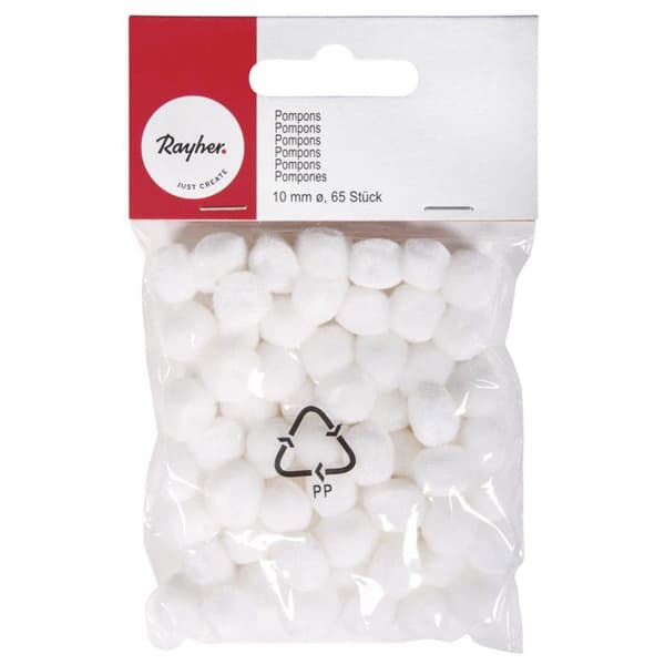 Pomponer Vita 1 cm 65 stycken