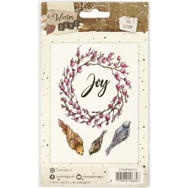 Clearstamp Studio Light - Joy - 10,5x15 cm
