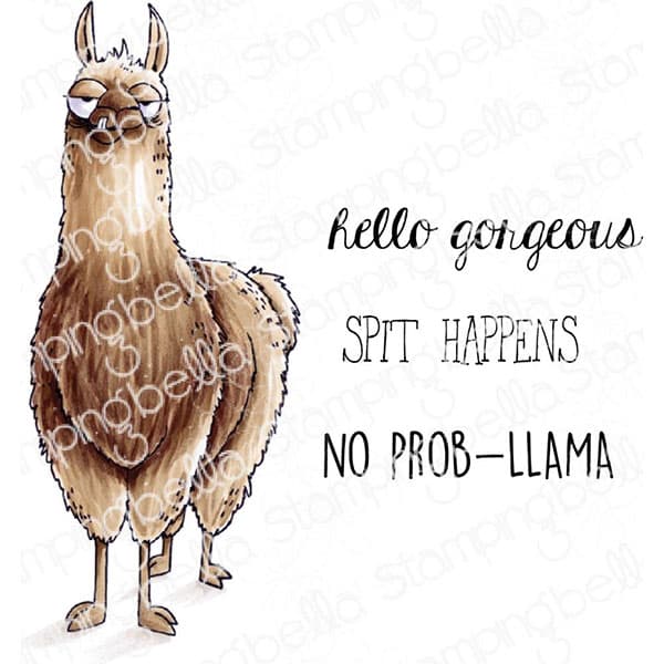 Stämpel EZ-monterad Stamping Bella - Oddball Llama