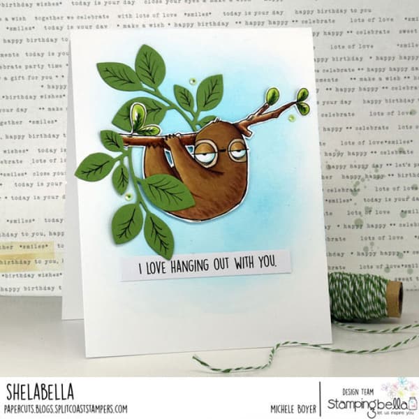 Stämpel EZ-monterad Stamping Bella - Oddball Sloth