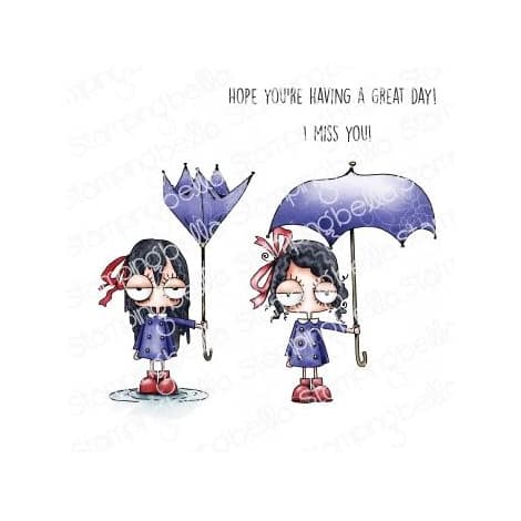 Stämpel EZ-monterad Stamping Bella - Oddball Weather Girls