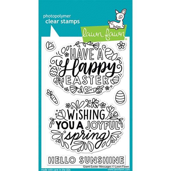 Clearstamps Lawn Fawn - Giant Easter Messages