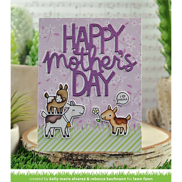 Dies Lawn Fawn - Giant Happy Mother´s Day