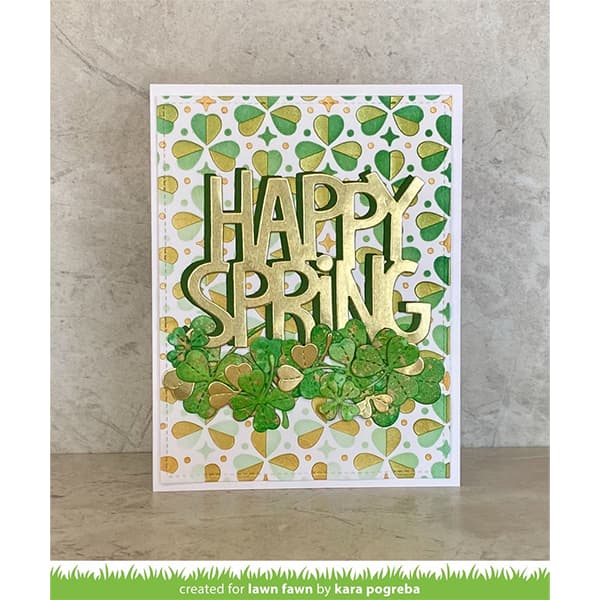 Dies Lawn Fawn - Giant Happy Spring