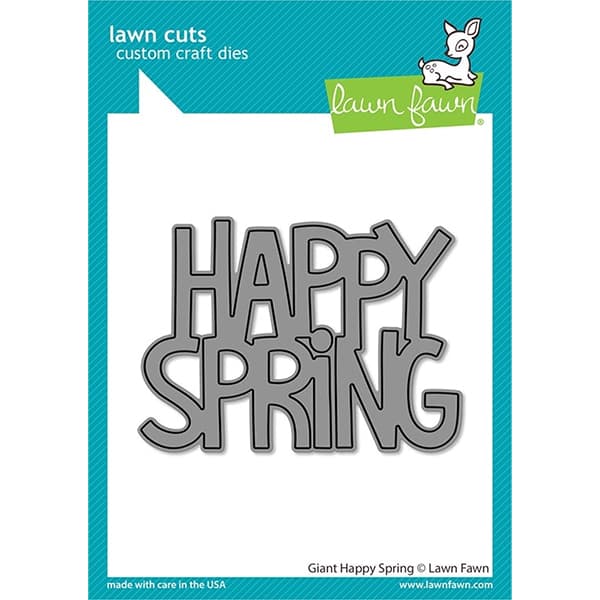 Dies Lawn Fawn - Giant Happy Spring
