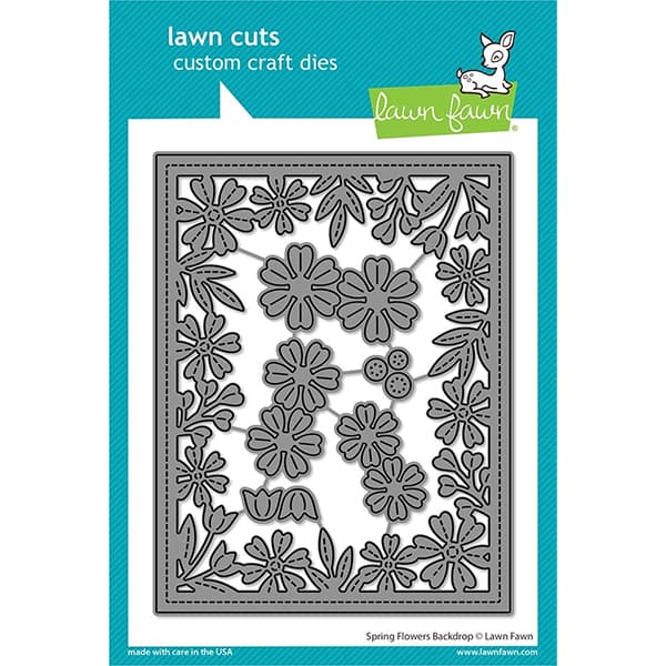 Dies Lawn Fawn - Spring Flowers Backdrop