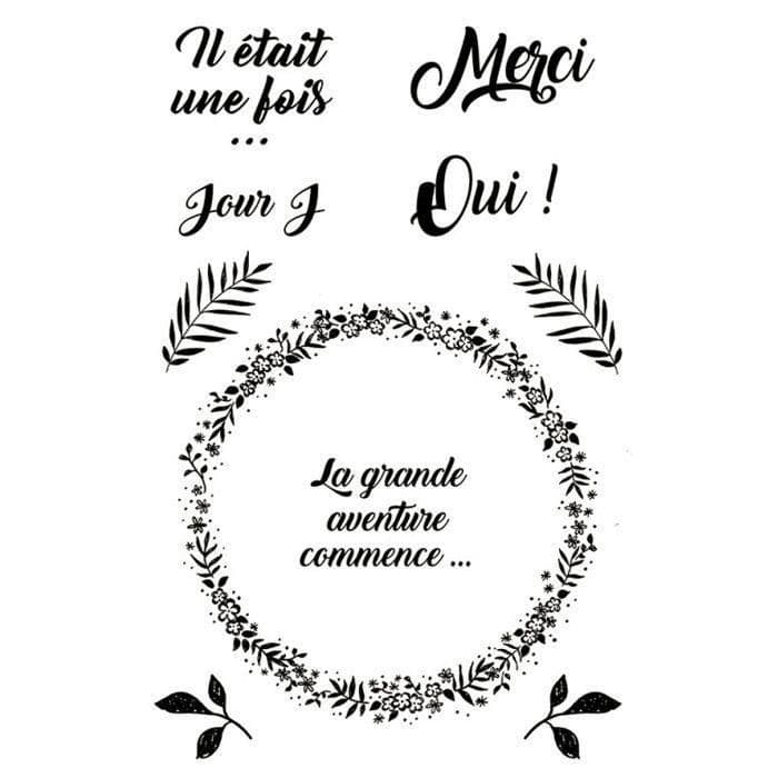 Tydliga stämplar 9 x 14 cm - Kärlek & Äktenskap