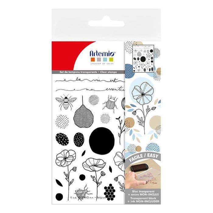 Artemio 'My essentials - insects' klar stämpelsats