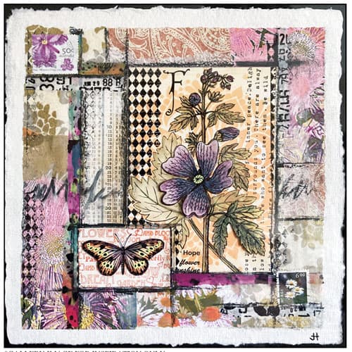 Stämpel - Butterflies and Bees - Omonterad