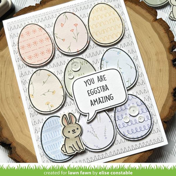 Stämpel Lawn Fawn - Eggstraordinary Easter Add-On