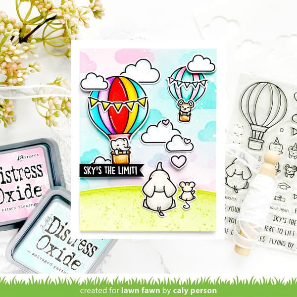 Stämpel Lawn Fawn - Fly High Clear Stamps