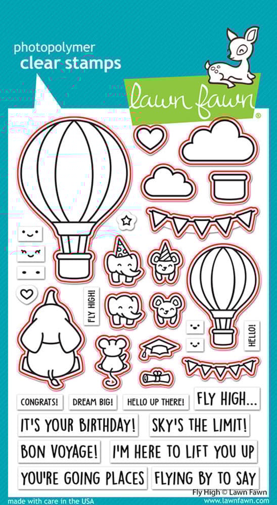 Lawn Fawn Dies - Fly High Lawn Cuts