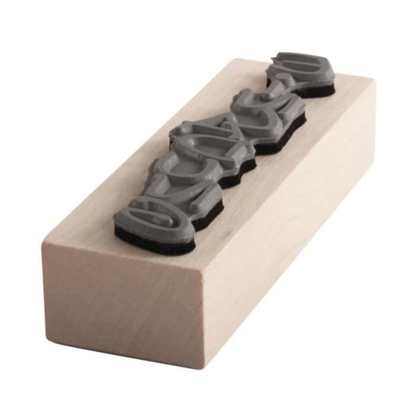 Stämpel - RAYHER - Stjärna - 7x7 cm - Vit