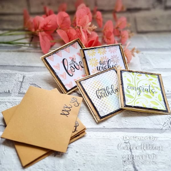 Clear Stamp Set - 13 stämplar - Creative Expressions - Breezy Sentiments