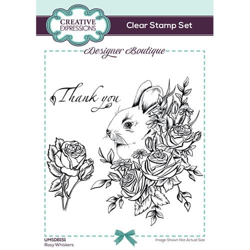 Clear Stamp Set - 3 stämplar - Creative Expressions - Rosy Whiskers
