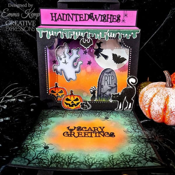 Clear Stamps Woodware - Halloween - Spooky Goings On