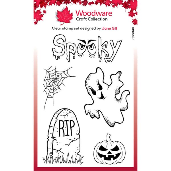 Clear Stamps Woodware - Halloween - Spooky Goings On