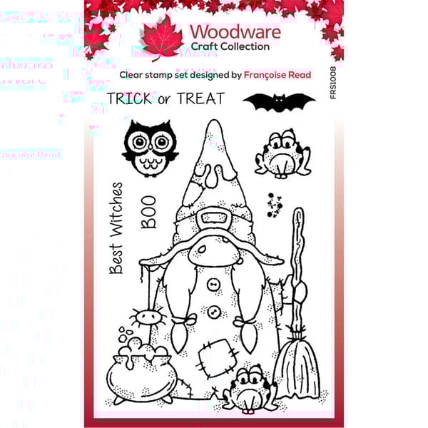 Clear Stamps Woodware - Halloween - Witchy Woo