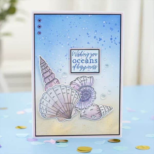 Clear Stamps Set 26 Stämplar - Enchanted Ocean - Ocean Dreams