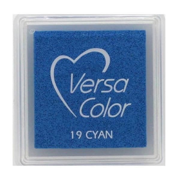 Encreur VersaColor mini bläckkudd för stämpel från Tsukineko - VersaColor: Cyan