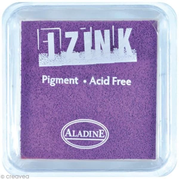 Pigmentbläck - Aladine - Izink - Lila - 36 färger - 3,5 x 3,5 cm