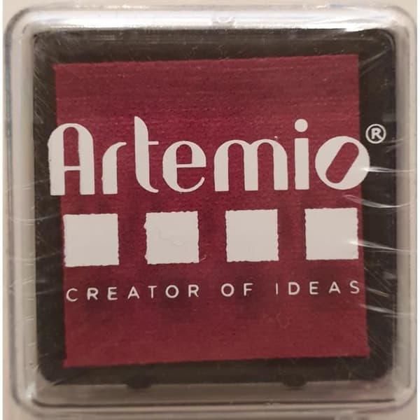 Inkpad - Artemio - Tranbär - 3x3cm - Snabbtorkande - Giftfritt