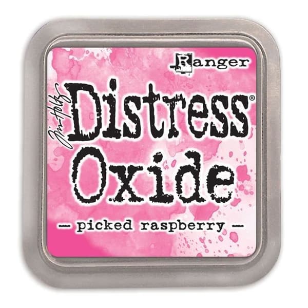 Distress Oxide Ink Pad - RANGER - Plockade hallon - Rosa - Unisex - Vuxen