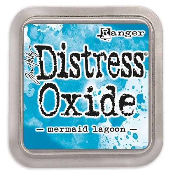 Distress Oxide Ink Pad - RANGER - Mermaid Lagoon - Blå - Unisex - Vuxen