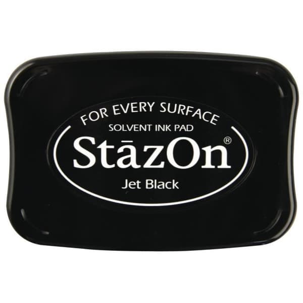Stämpel - StazOn - Svart - Flerfärgad - Unisex - Stämpel StazOn svart
