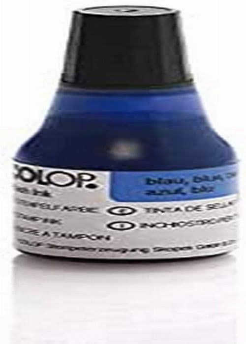 Colop dekorativ bläckdyna - 146961 - blå flash bläck 25ml