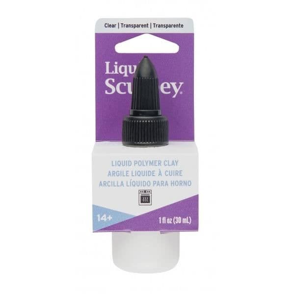 Transparent flytande lera - SCULPEY - 30 ml - För silikonformar - Mångsidig - Lätt att använda