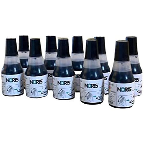 Flask Bläck - NORIS - 110 - 25ml - Vattentålig - För papper, kartong och trä