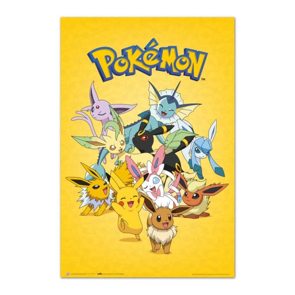 Pokemon Poster 1 - Eevee Evolutions